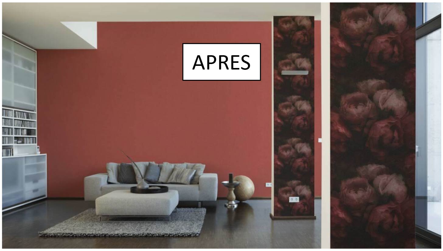 pose papier peint avant