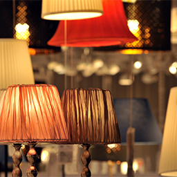 Abat-jour et pieds de lampe