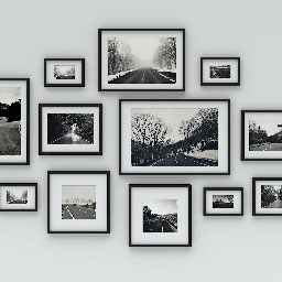 Affiches, toiles et verres imprimés