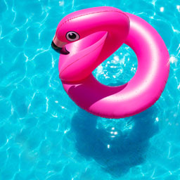 Jeux d'eau et bouées