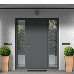 Portes d'entrée et de service