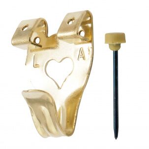 10 crochets acier n° 3 pour tableaux et cadres - LE CROCHET FRANCAIS