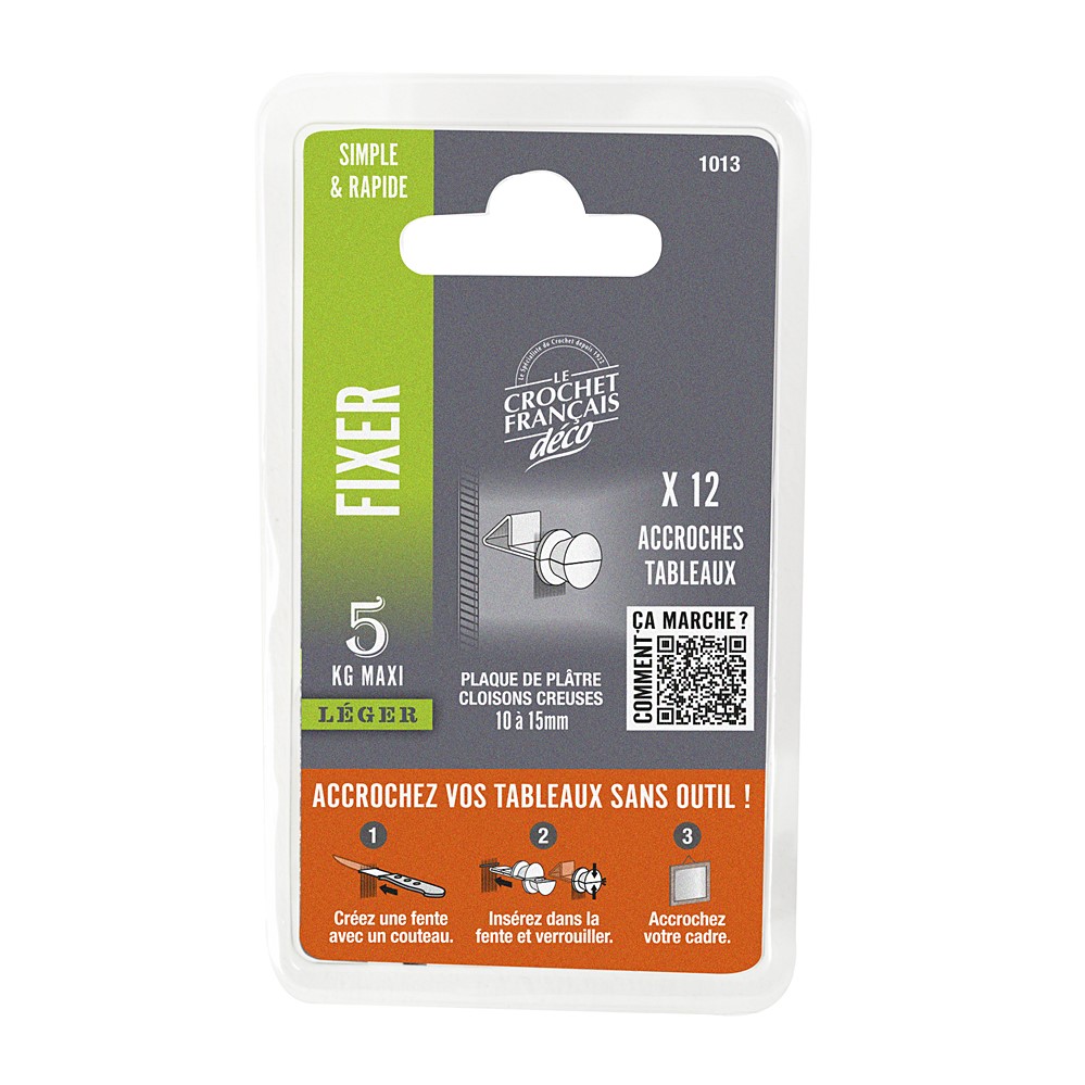12 Fixations spécial plaques de plâtre