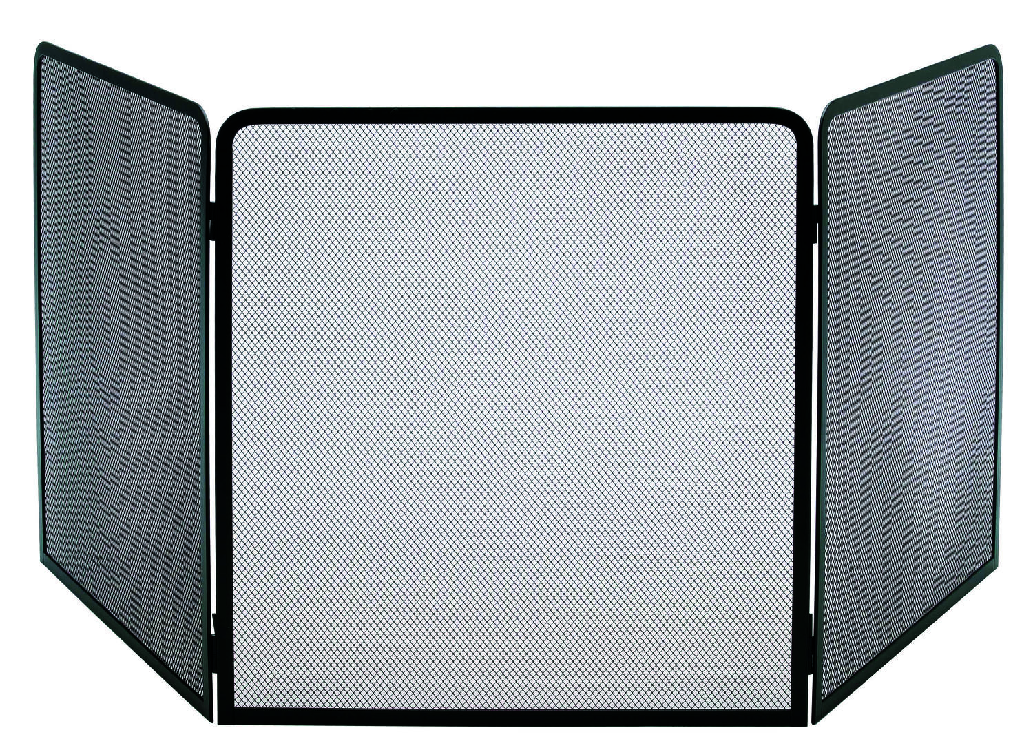 Pare-feu 3 volets Terza coloris noir - DIXNEUF