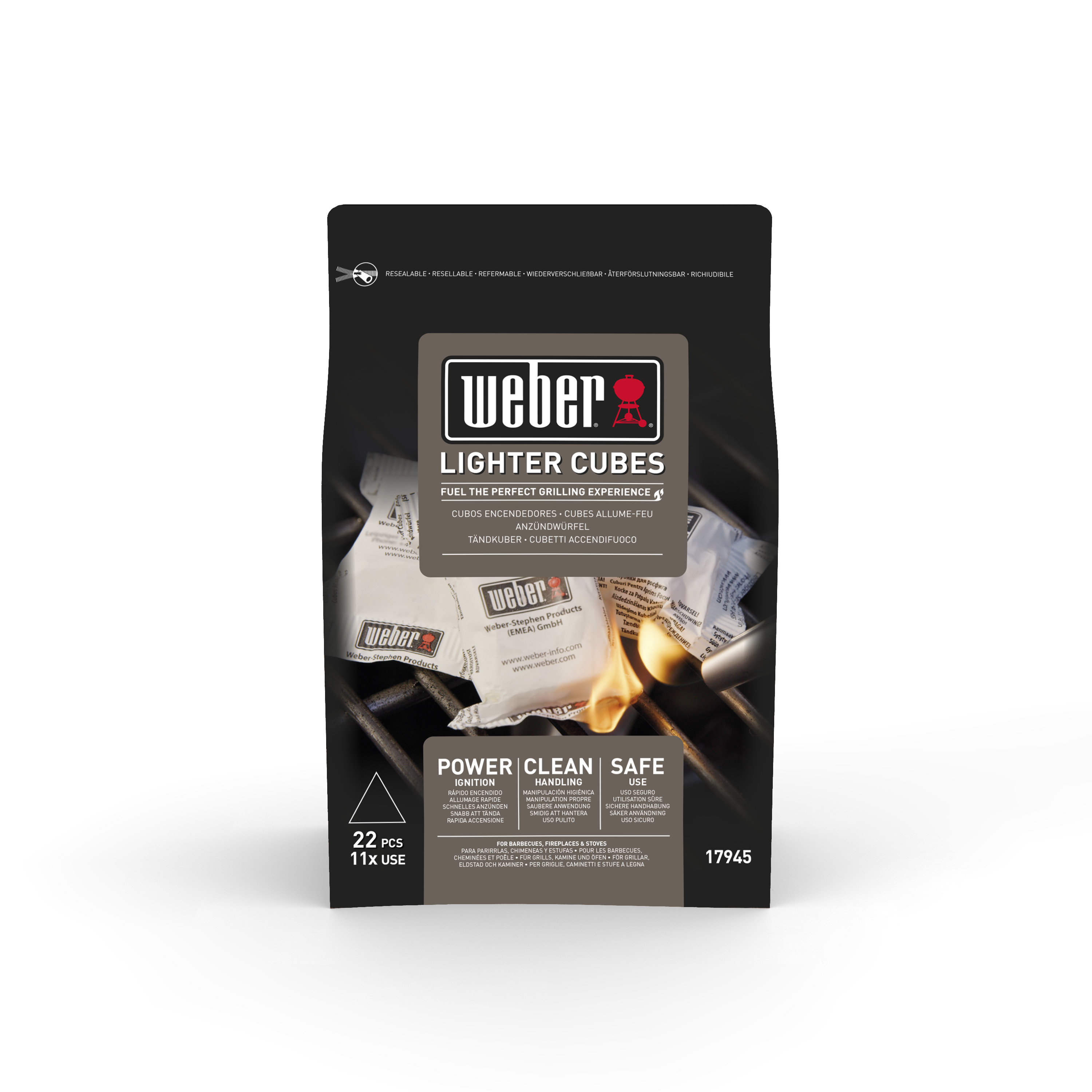 Cube allume-feux blanc, boîte de 22 cubes - WEBER