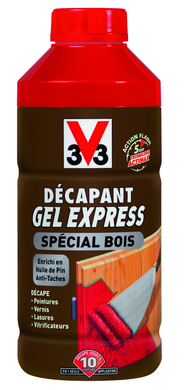 Décapant gel express spécial bois 1l - V33