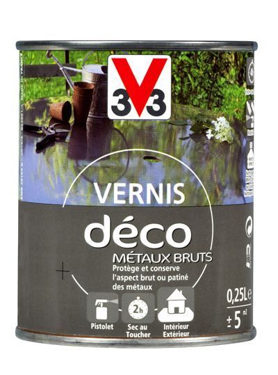 vernis idéco métaux bruts satin 0.25l - V33