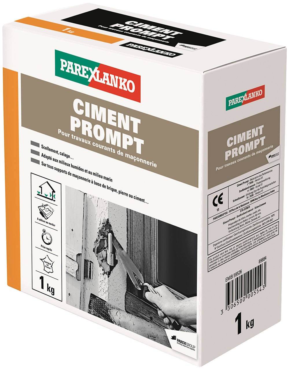 Ciment prompt 1kg - PAREXLANKO