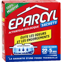 Activateur biologique fosse septique 22 doses - EPARCYL 