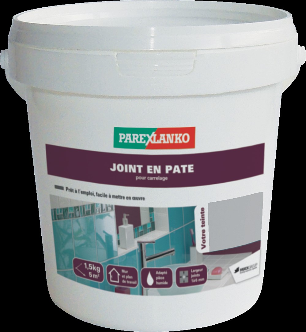 Joint carrelage en pâte 1,5kg acier - PAREXLANKO