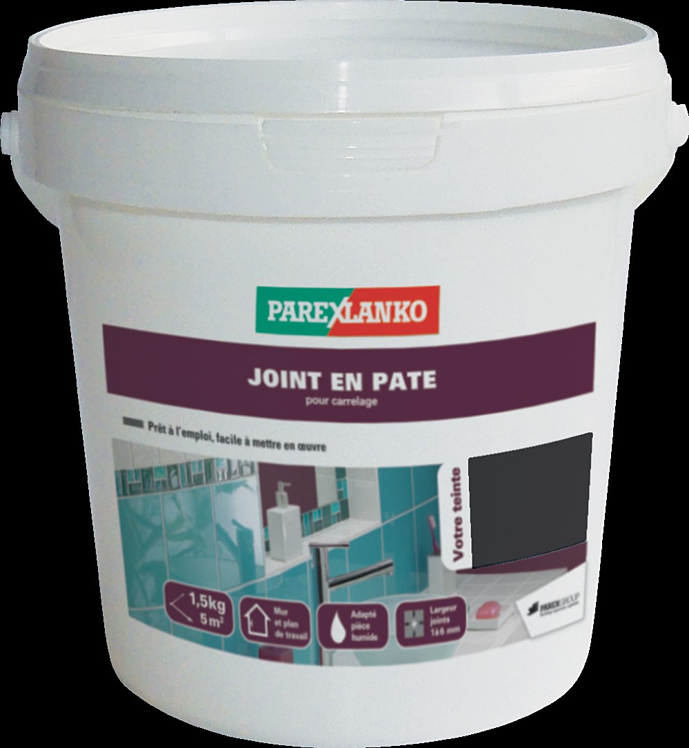 Joint carrelage en pâte 1,5kg nero - PAREXLANKO