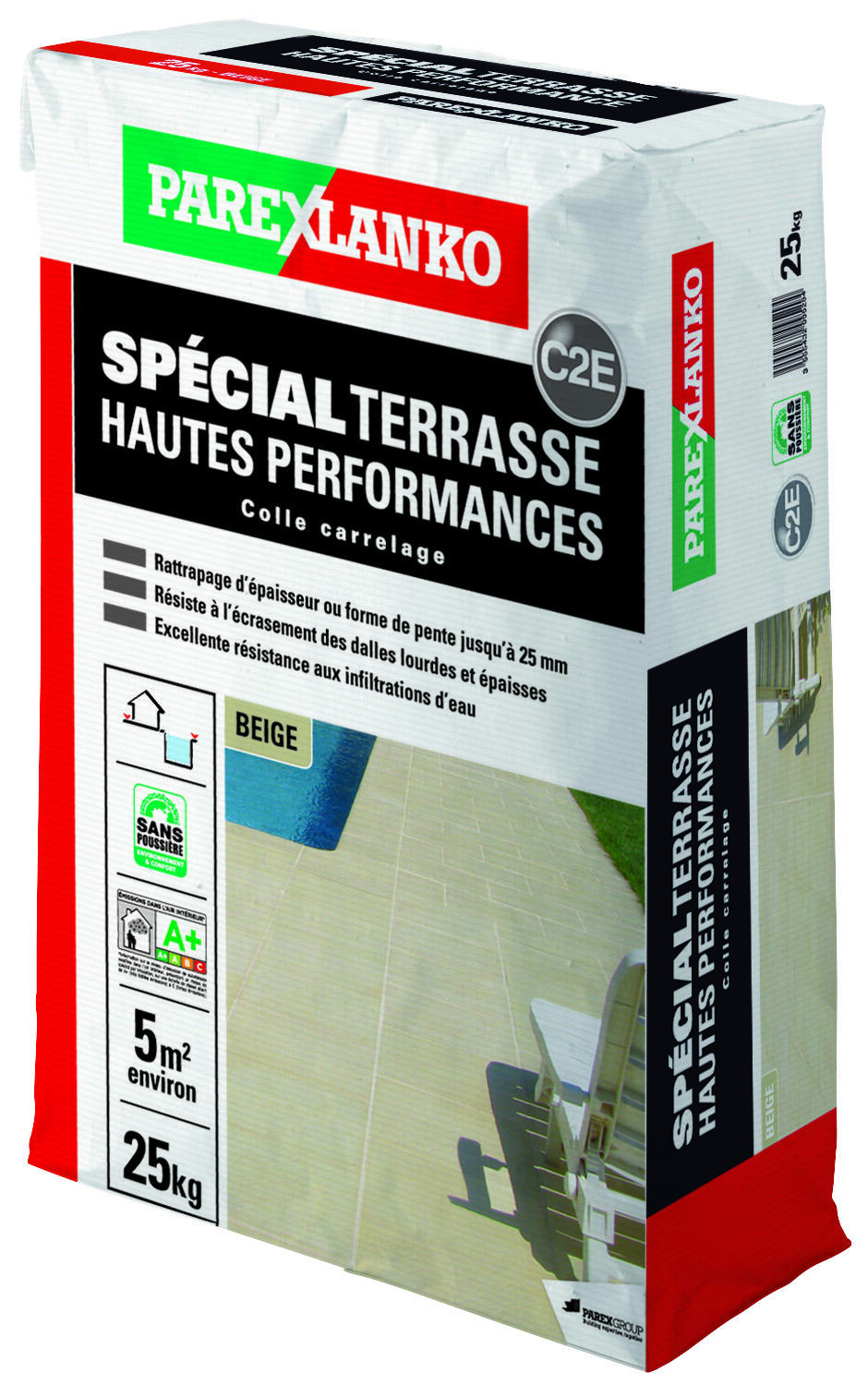 Colle spécial terrasse hautes performances beige - PAREXLANKO