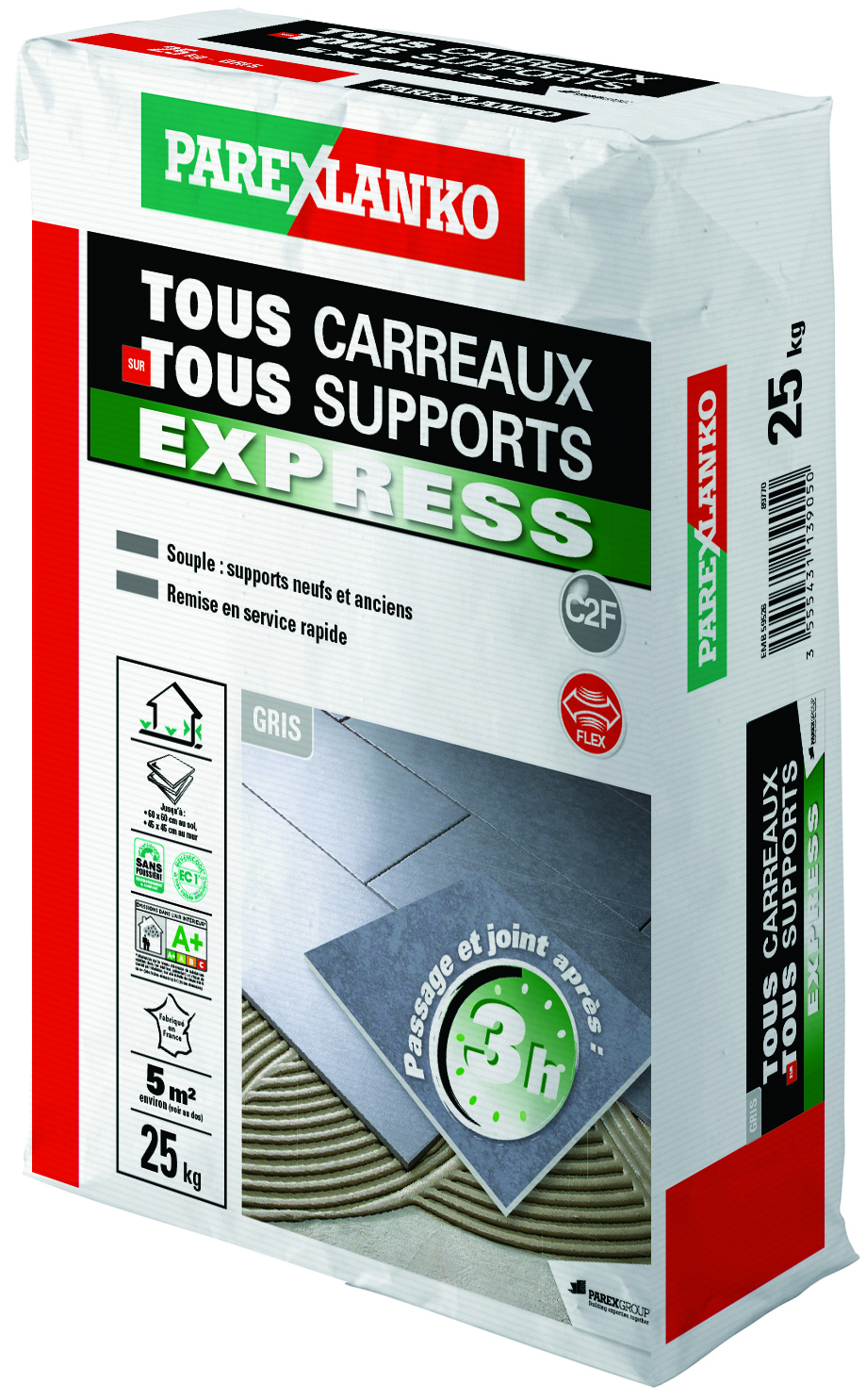 Colle carrelage tous carreaux tous supports express - PAREXLANKO