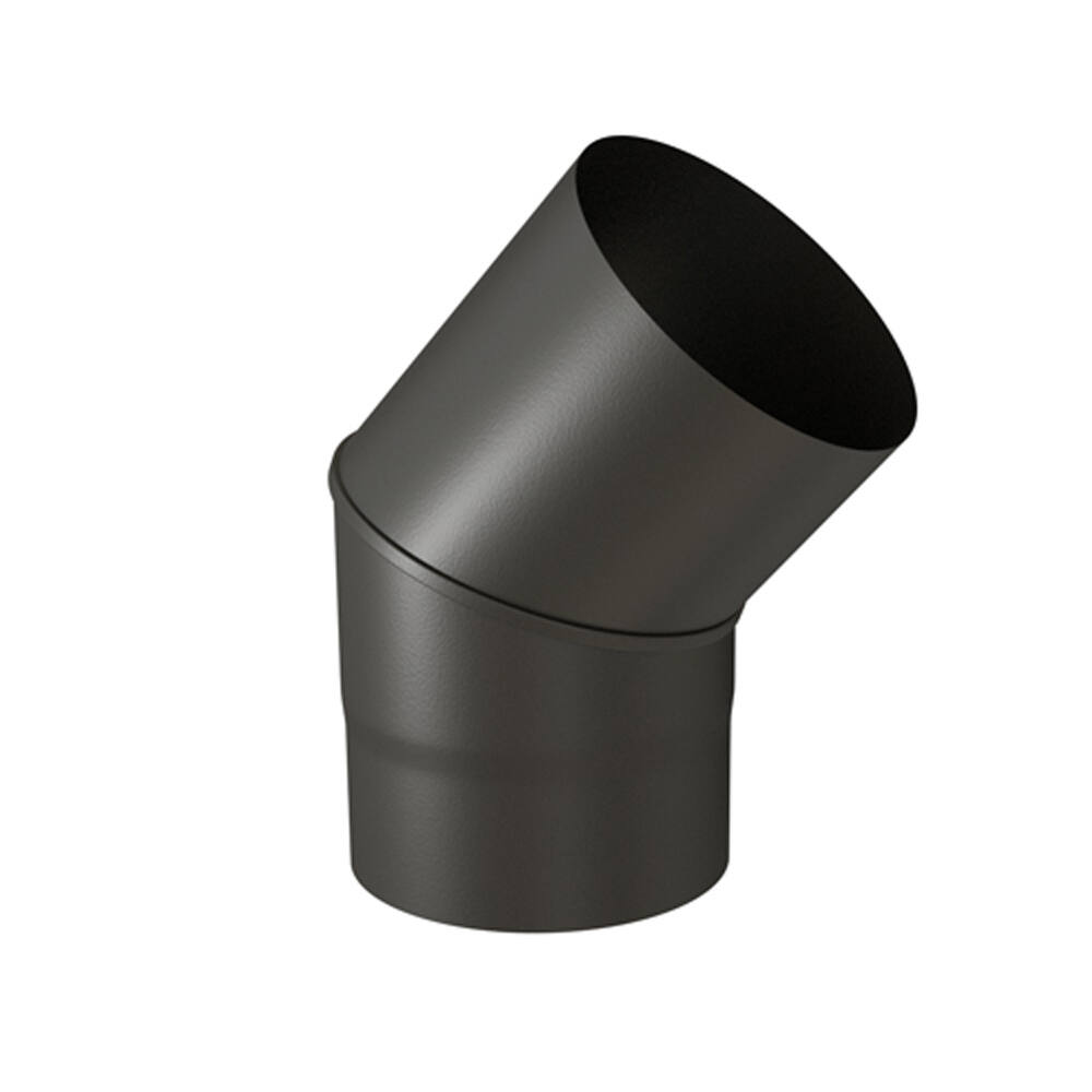 Coude 45° noir mat émail 180 - TEN