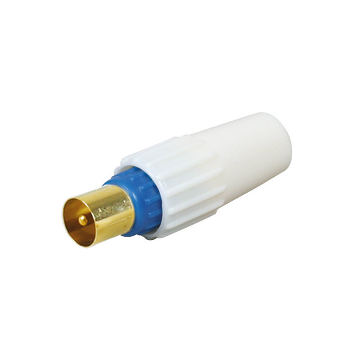 Fiche mâle coale 9.52mm connectique or - OPTEX