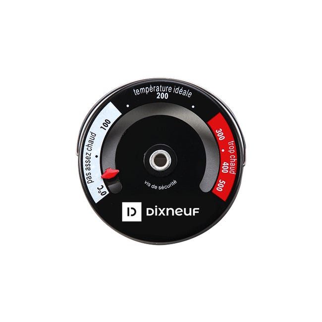 Thermomètre magnétique pour poêle à bois - DIXNEUF
