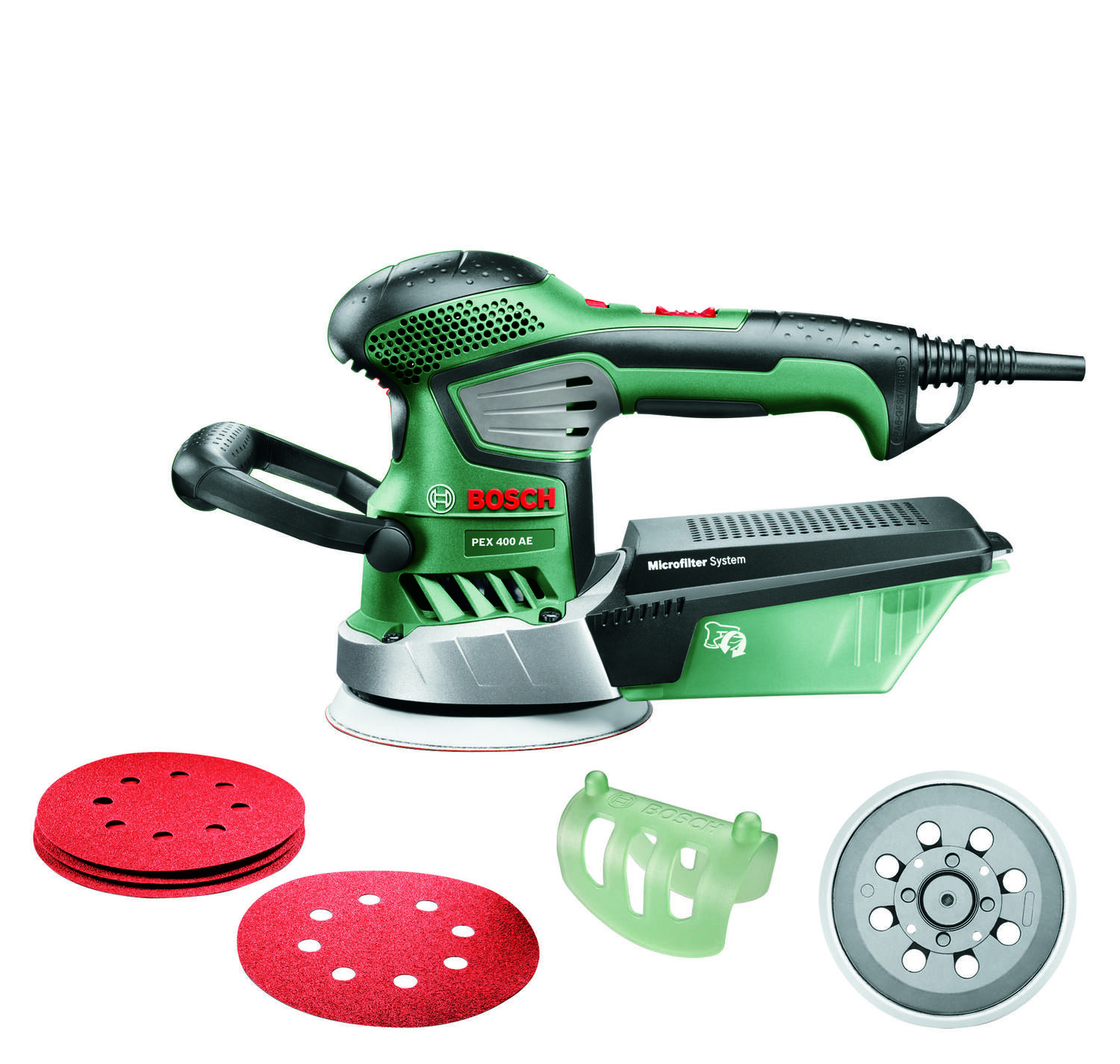 Ponceuse excentrique PEX 4000 AE 350W Ø 125 mm - BOSCH