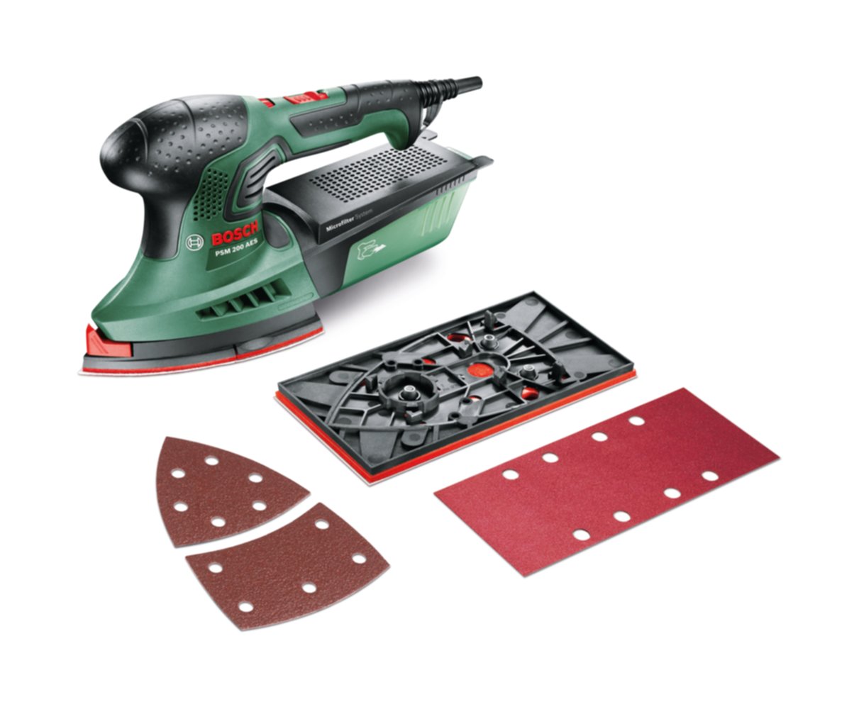 Ponceuse multifonction PSM 200 AES 200W 92x182mm - BOSCH