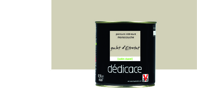 Peinture intérieure de finition satin 0.5L- Galet d'etretat - V33