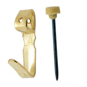 10 crochets acier n° 1 pour tableaux et cadres - LE CADRE FRANCAIS