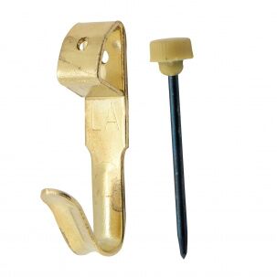 10 crochets acier n° 2 pour tableaux et cadres - LE CROCHET FRANÇAIS