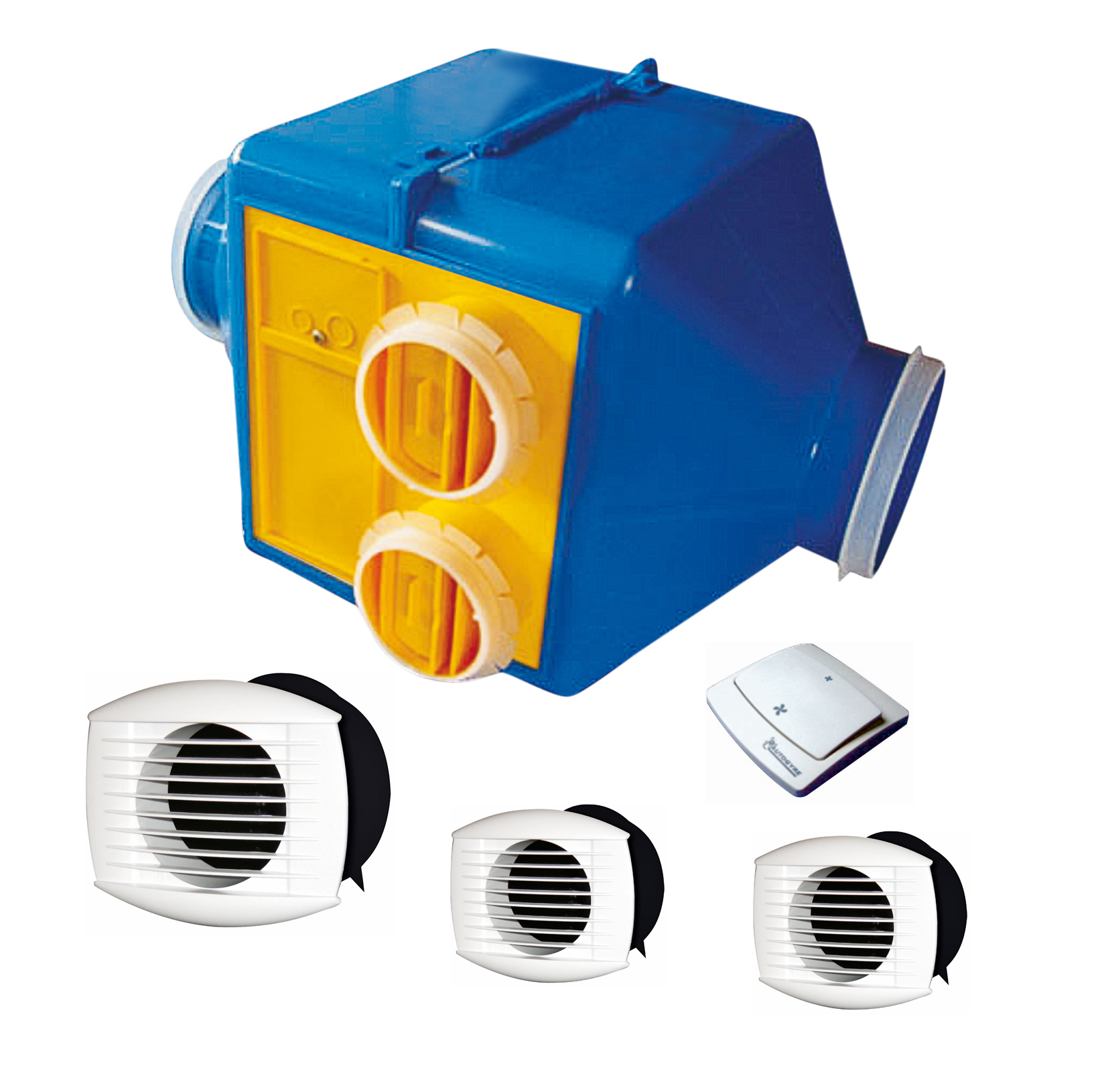 kit vmc pavillon’air nf, simple flux autoréglable - AUTOGYRE