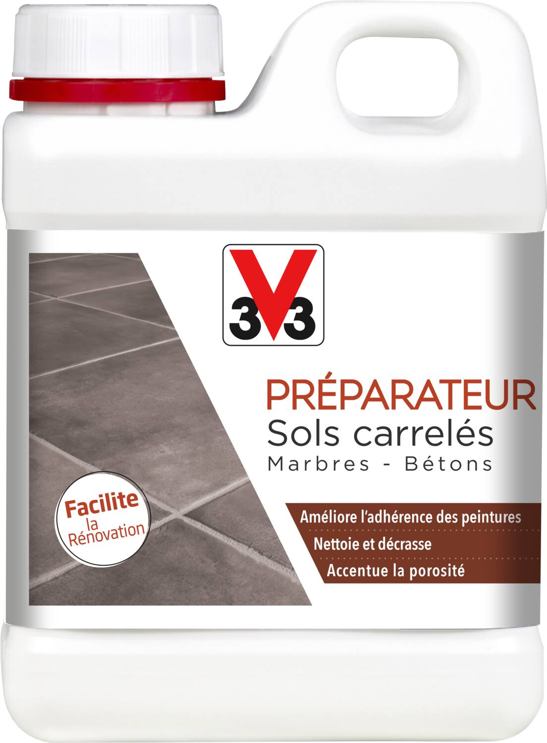 préparateur sols carrelage marbre béton 1 l - V33