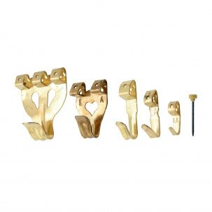 10 crochets acier assortis pour tableaux et cadres - LE CROCHET FRANCAIS