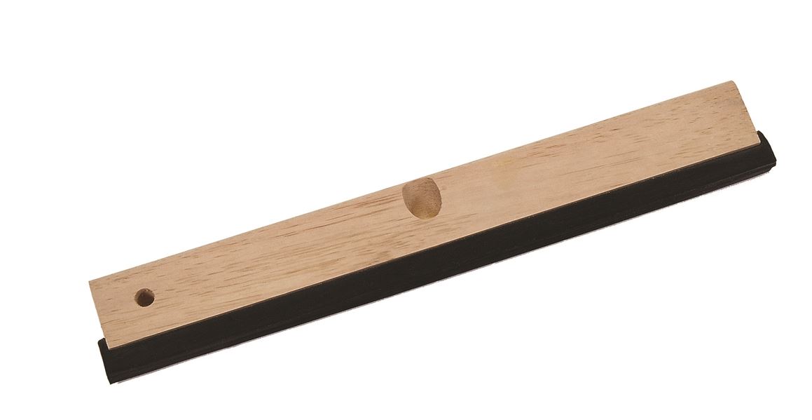 Raclette en bois double mousse pour monture balai - PRCI