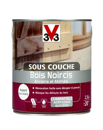sous-couche bois noircis 2.5l - V33