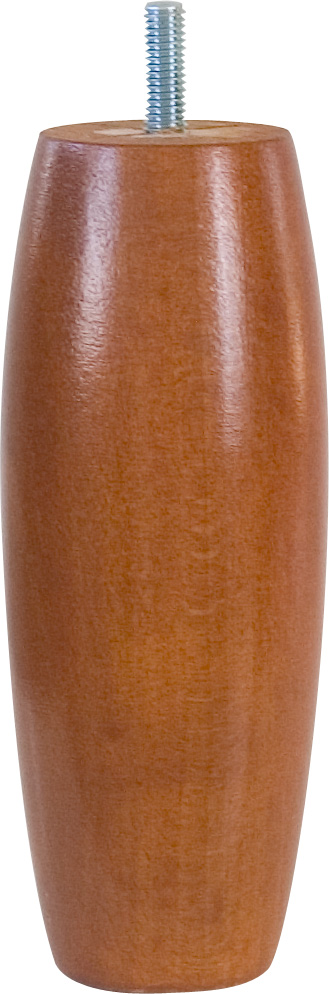 Pied de lit olive merisier H.150 Ø58 mm - EVOLUDIS