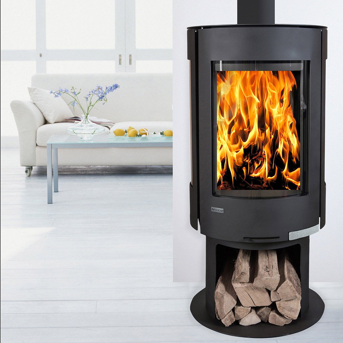 Poêle à bois ARTWOOD ARIA.01 8kW