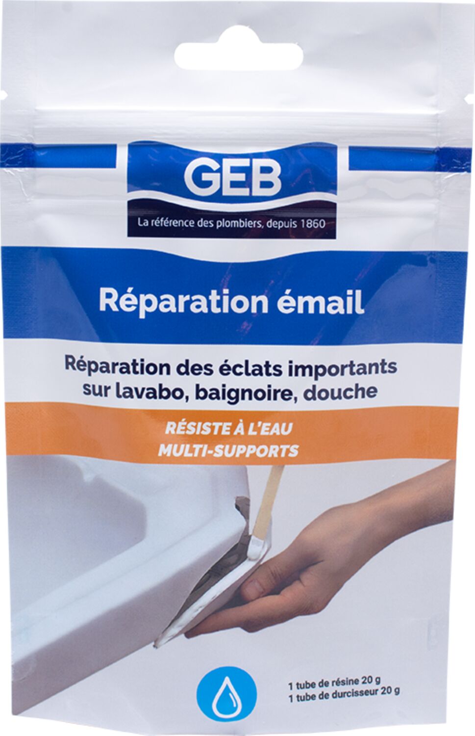 Réparation email  2 tubes 20 g / blister - GEB
