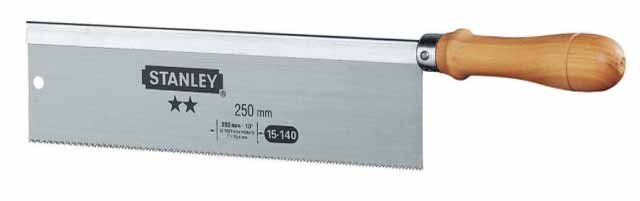 Scie a araser poignee bois droite 250mm - STANLEY