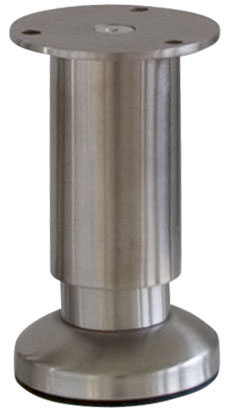 Pied de meuble réglable inox H.100/115 658 mm - BAR PLUS