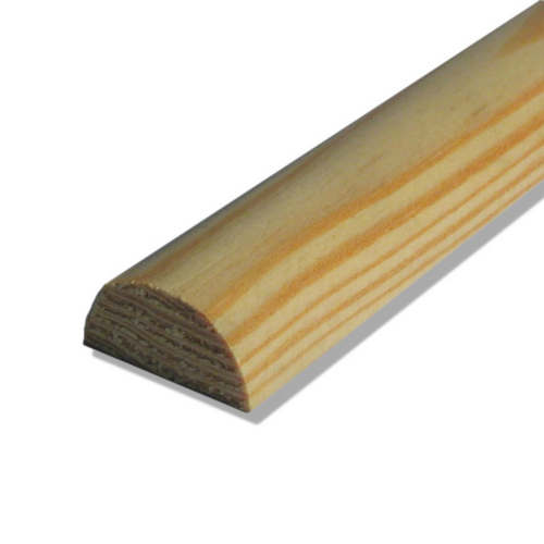 1/2 rond pin 2400x10x10 mm 
