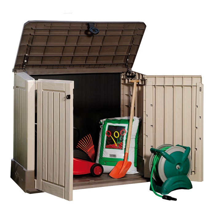 Coffre de jardin multifonction avec vérins 845L  - KETER