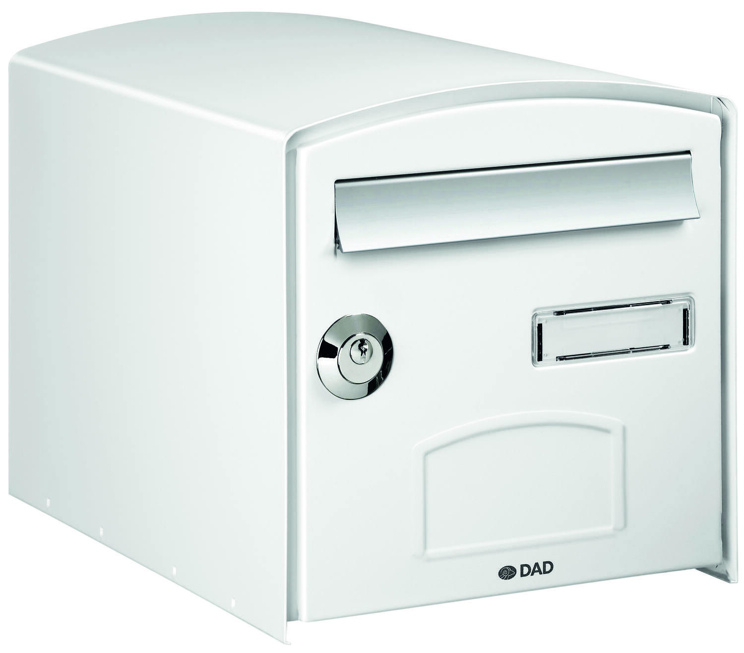 Boîte aux lettres dôme 1 porte normalisée blanc - DECAYEUX