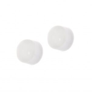 10 punaises magnétiques blanches