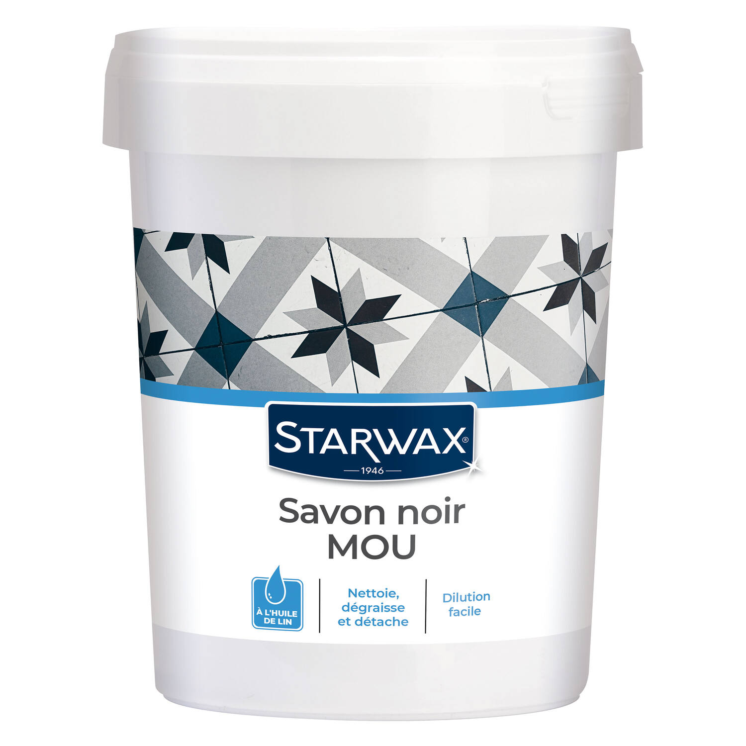 Savon Noir Mou à l'Huile de Lin 1kg - STARWAX