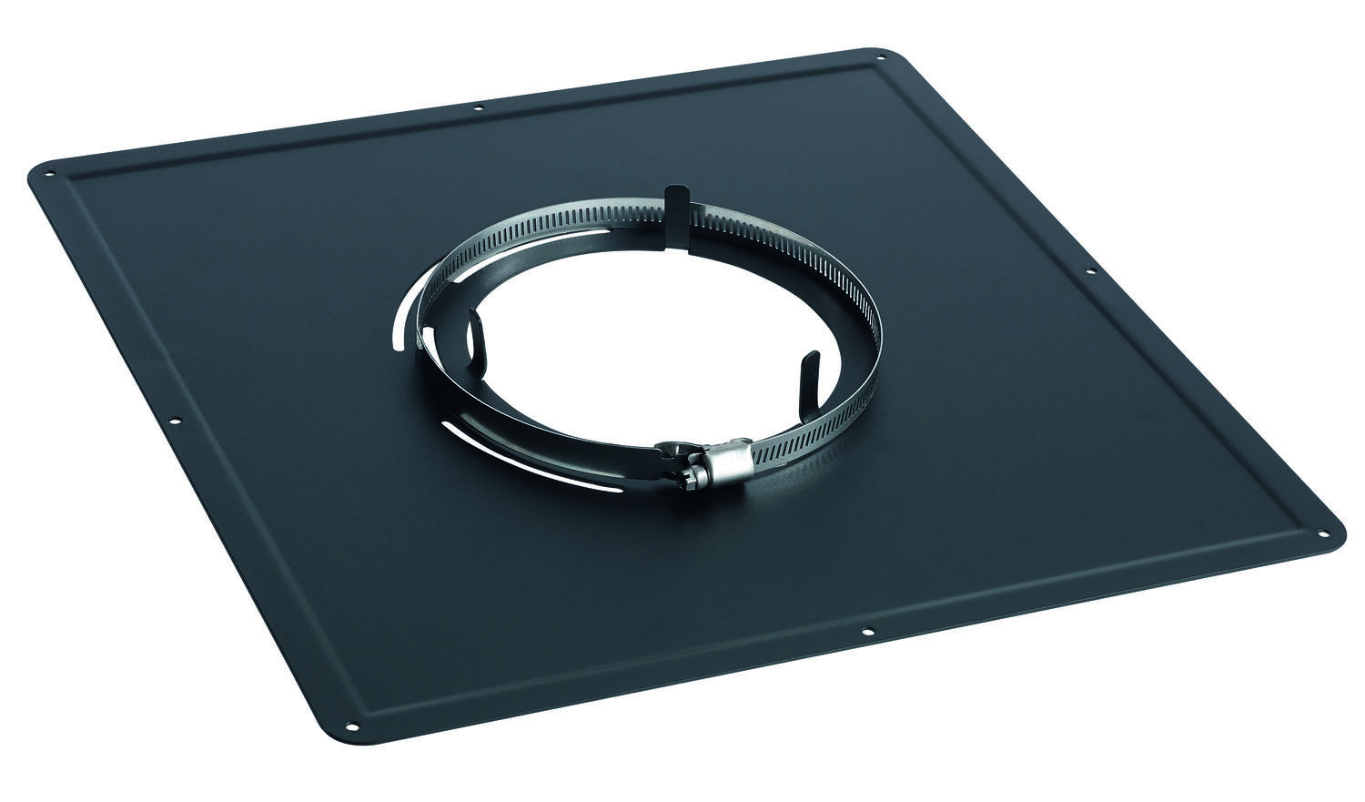 Plaque de propreté flexible inox ∅155mm 40x40cm - TEN