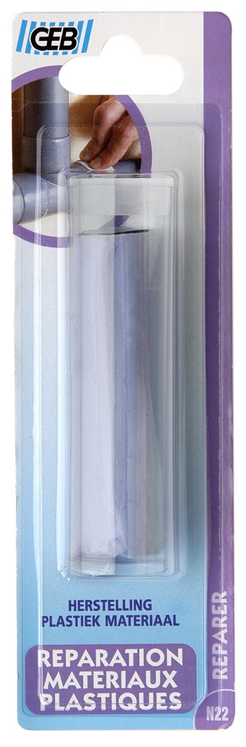 Réparation matériaux plastique tube 82 mm / blister - GEB