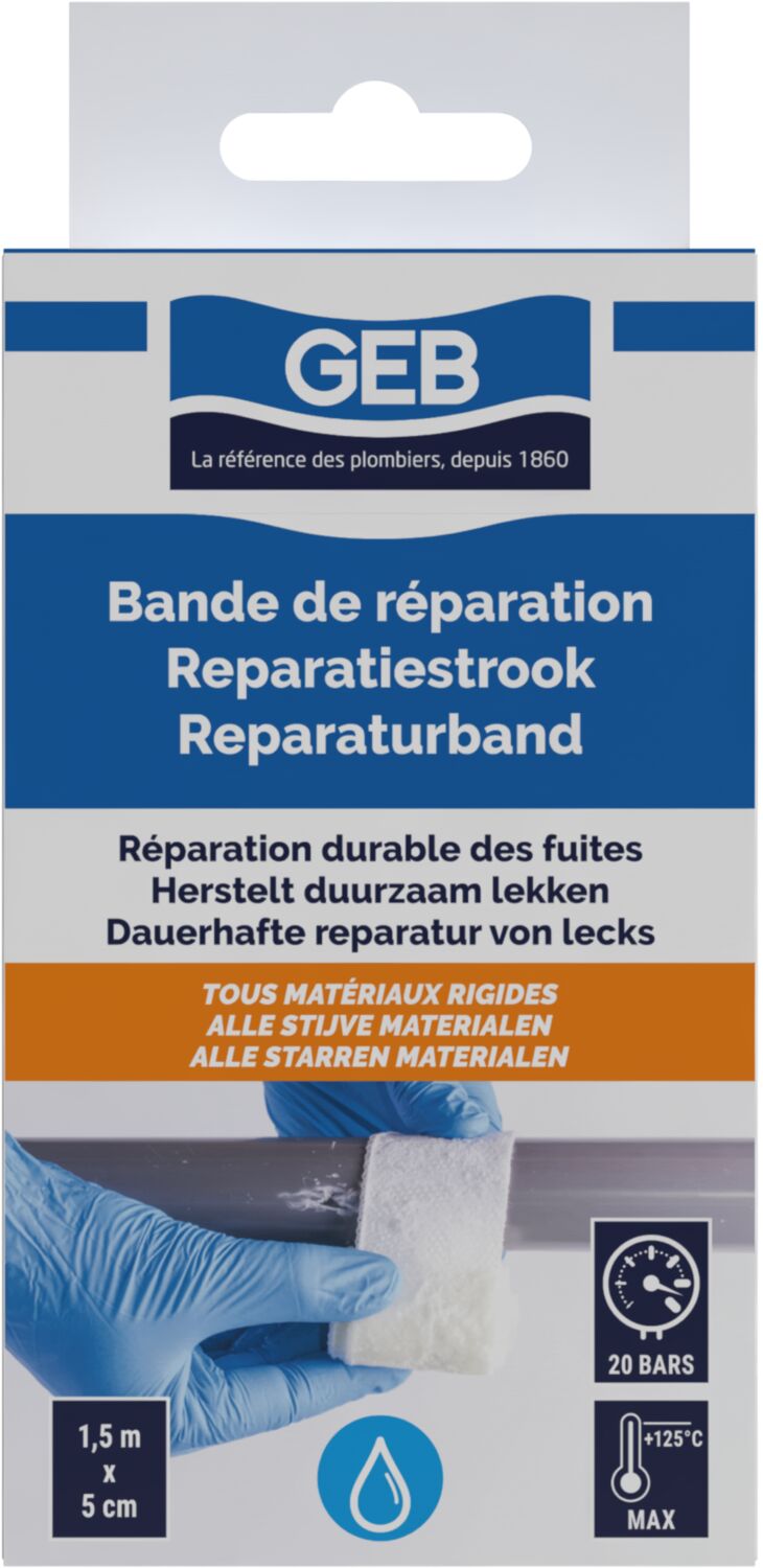 Bande de réparation - 1,5m x 5cm - GEB