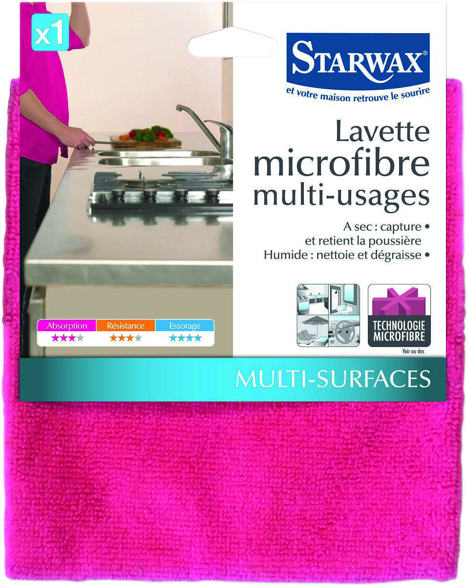 Lavette microfibre multiusage - STARWAX