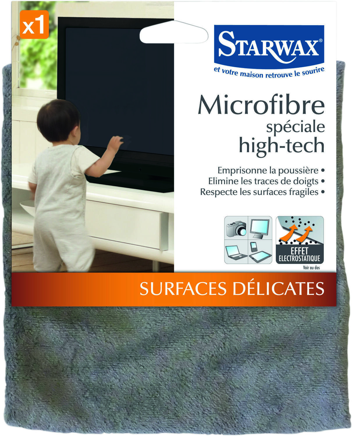 Lavette microfibre spéciale high-tech - STARWAX