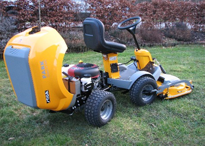 tracteur autoporté articulé coupe frontale park compact 16 - STIGA