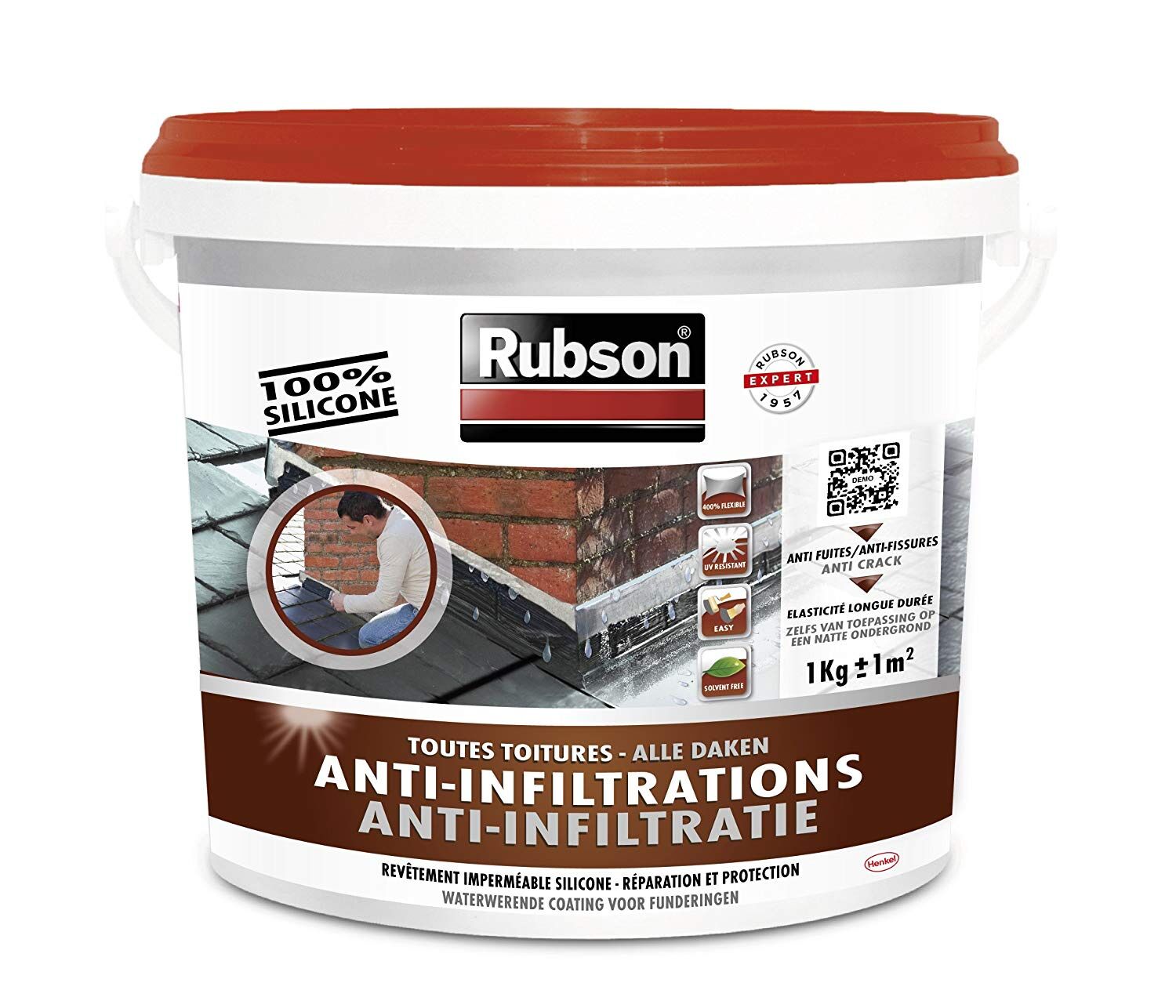 RUBSON Toitures Anti-infiltrations Terre Cuite 1kg