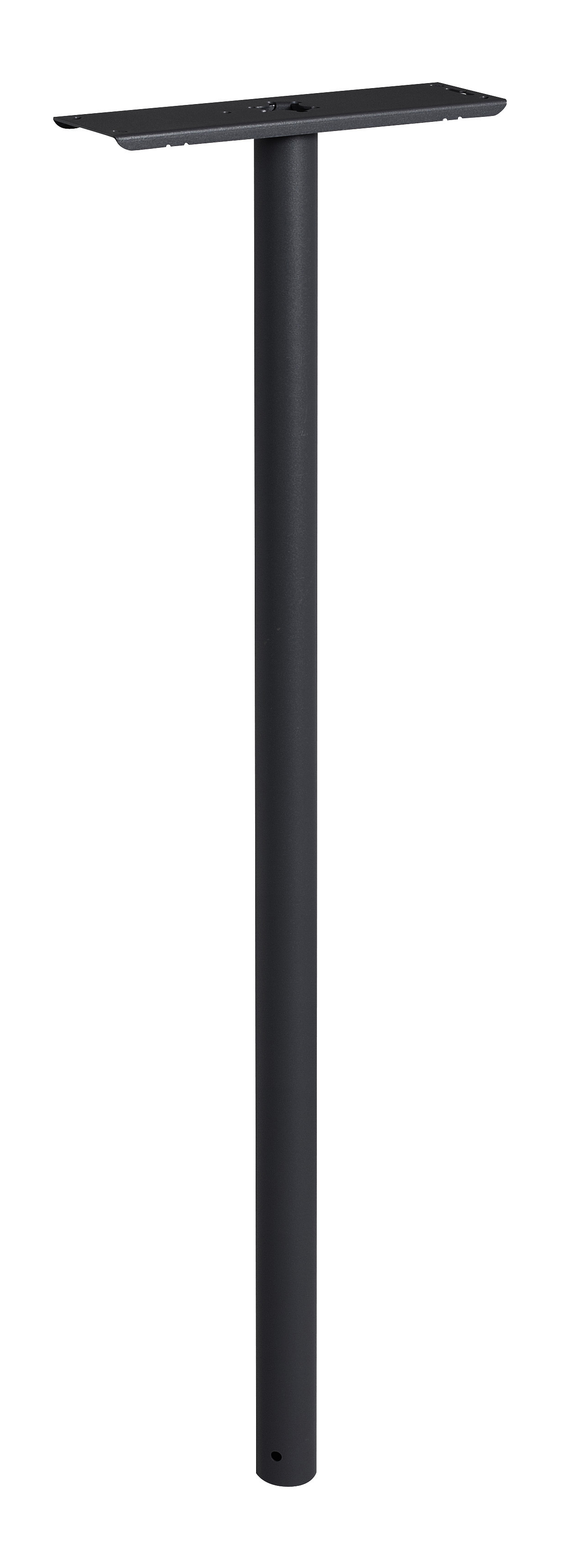 Piquet de boîte aux lettres cylindrique noir - DECAYEUX