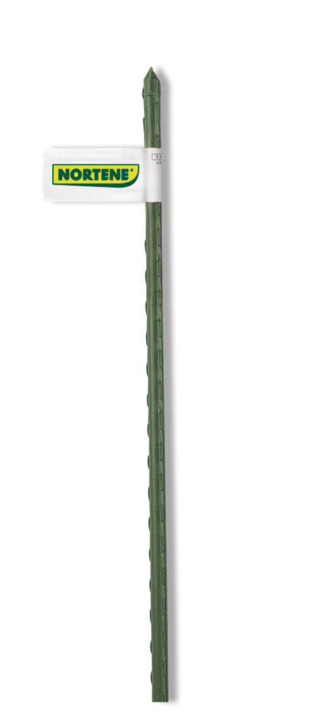 Tuteur acier plastifié vert Ø 8mmx0,90m - INTERMAS