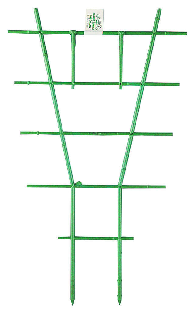 Tuteur échelle plastique pour plantes en pots 0,37m vert - INTERMAS